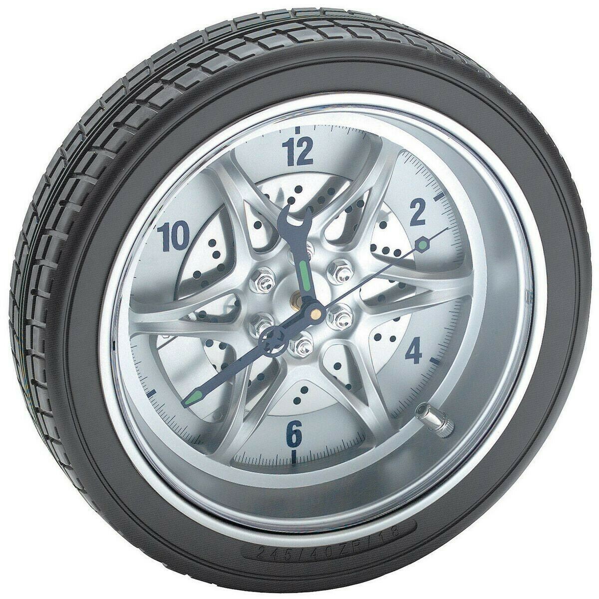 14" Tire rim clock